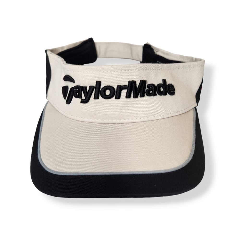 TaylorMade Tmax Gear Tan Black Adjustable Golf Visor Men's Women's